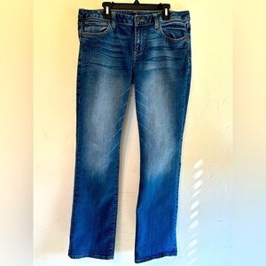 Gap Premium Curvy Straight Medium Wash Denim Blue Jeans Sz 8/29 R
